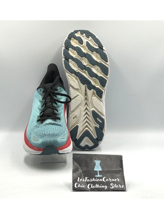 Hoka One One Men\'s Teal Aquarelle Clifton 8 Running Athletic Shoes Sz 11.5D 3021 main image 15